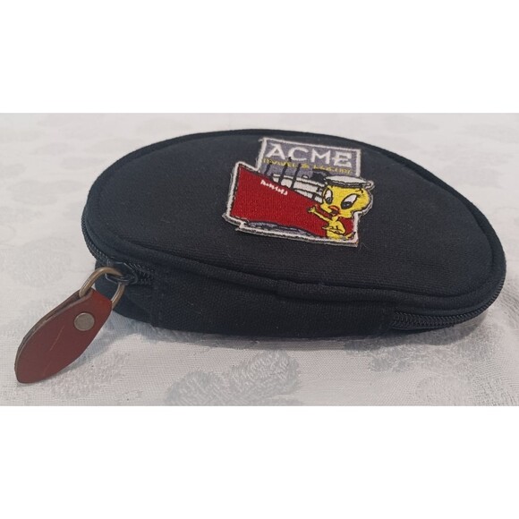 VINTAGE WARNER BROS STUDIO STORE ACME TRAVEL TWEETY BIRD JEWELRY CASE ZIPPERED - Picture 2 of 9